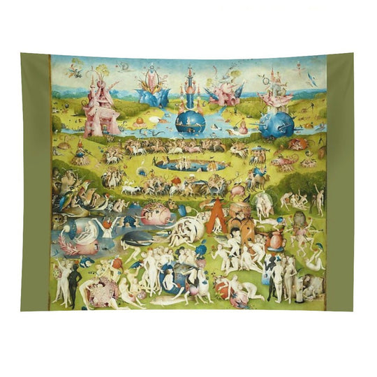 HD Garden of Earthly Delights, by Hieronymus Bosch HIGH DEFINITION Tapestry