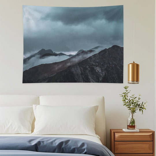 Misty Morning before The Summer Storm Tapestry