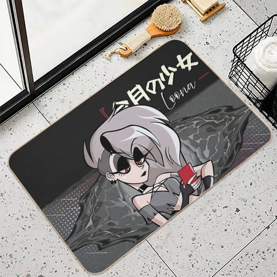 Loona Human Skyness  Helluva Boss  Versatile Bath Mat
