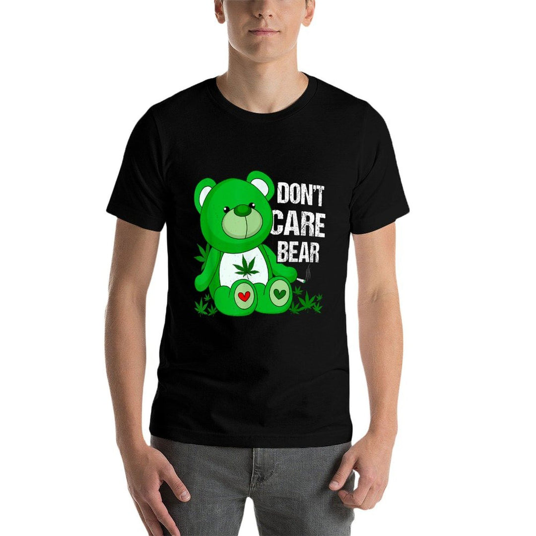 Weed Bear Herb Bear Dont Care Funny Bear Marijuana Cannabis  Affordable Price T-Shirt