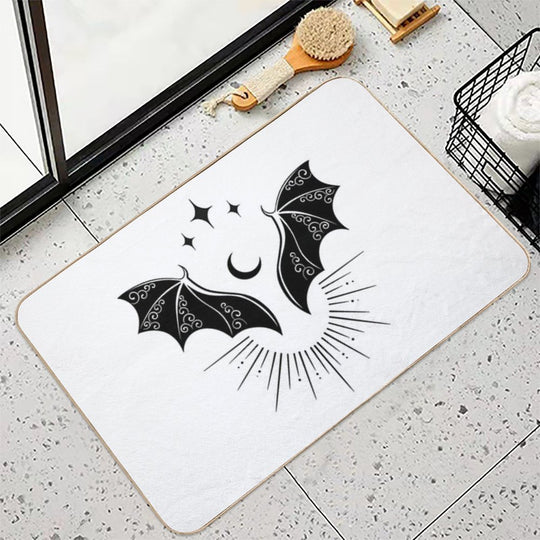 Wings of Night  Anti-Trip Bath Mat