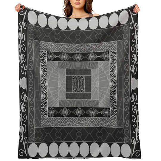 Complicated V3 Sustainable Throw Blanket