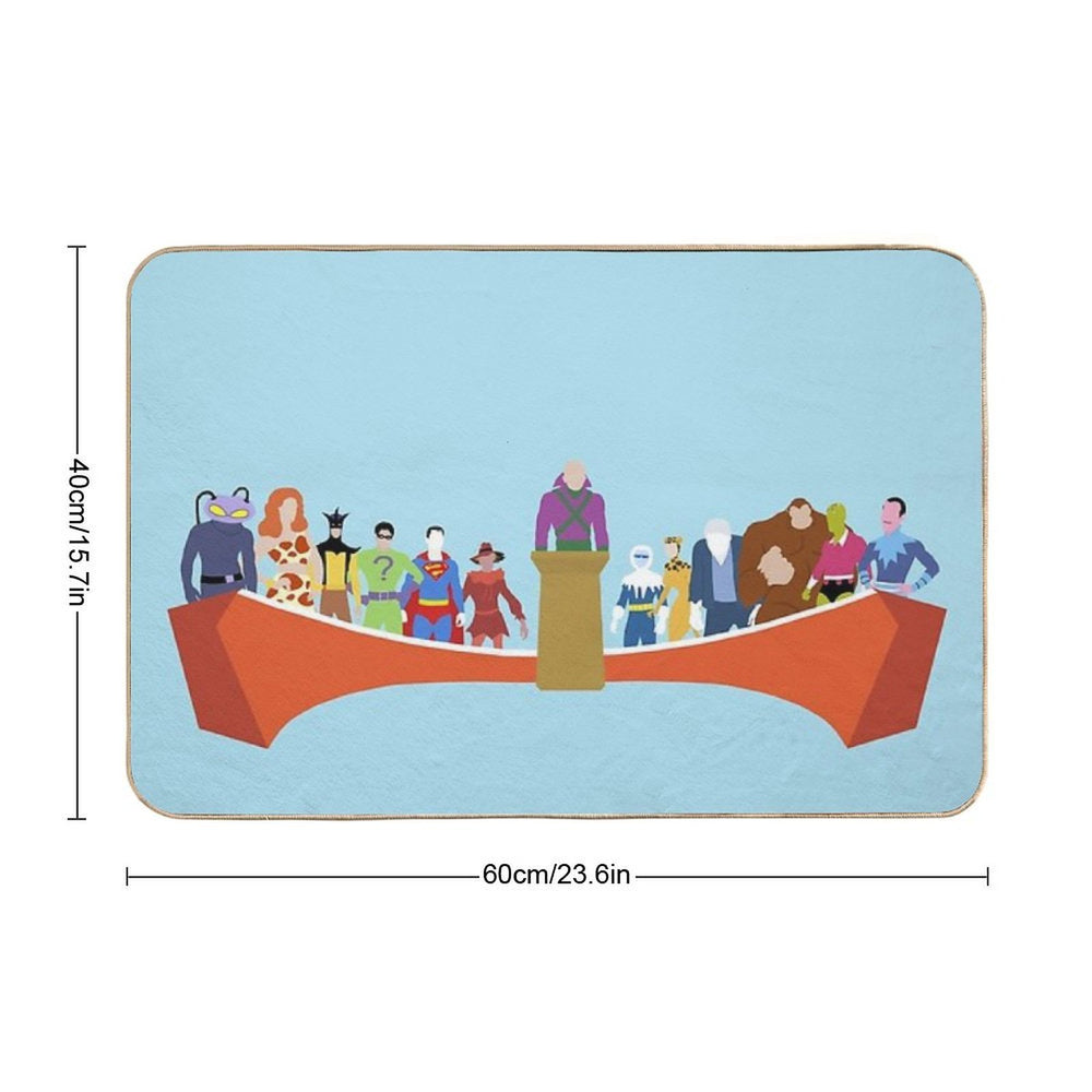 Legion of Doom - Minimalist Style  Multi-Purpose Bath Mat