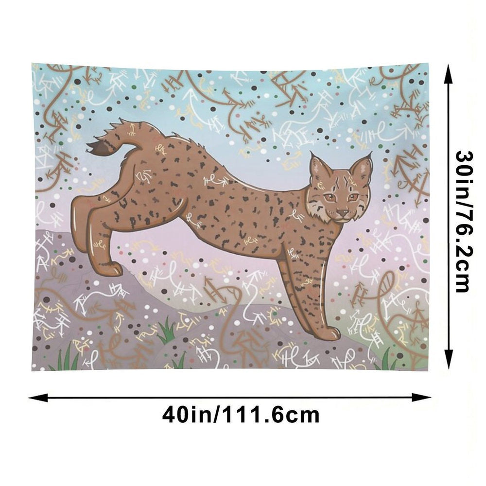 Little Bobcat Tapestry