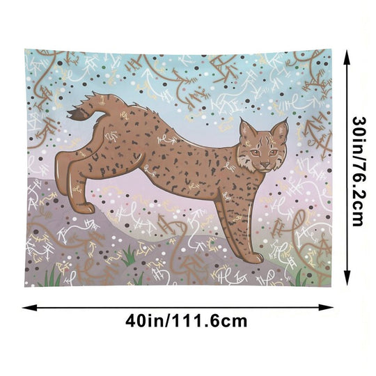 Little Bobcat Tapestry