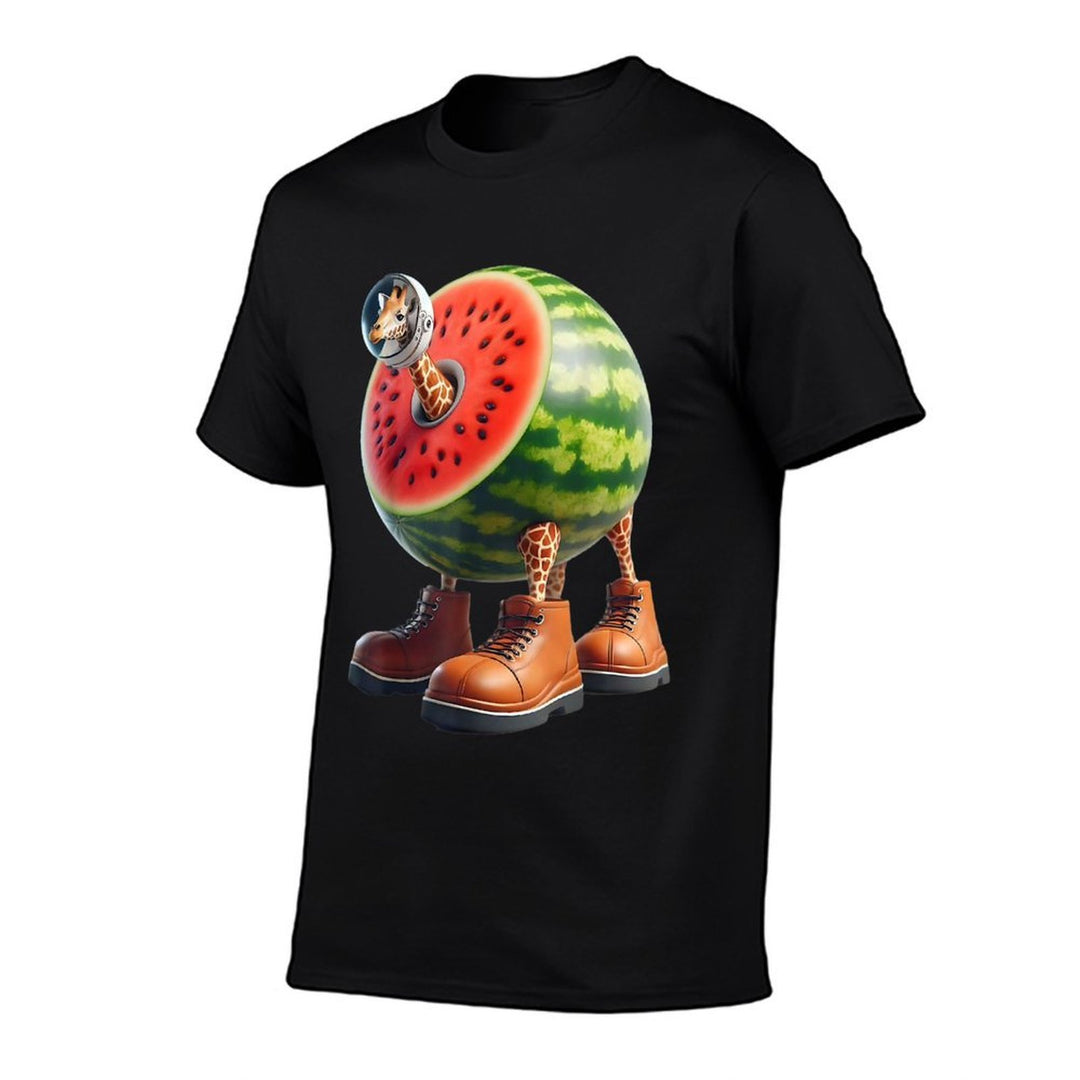 Italian Brainrot AI-Generated Character Giraffa Celeste  Eco-friendly Material T-Shirt