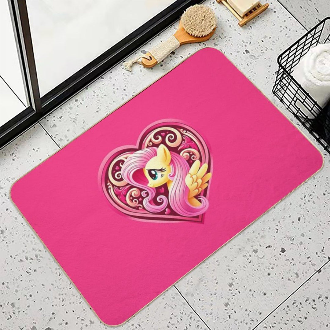 Fluttershy  Dirt-Trapping Bath Mat