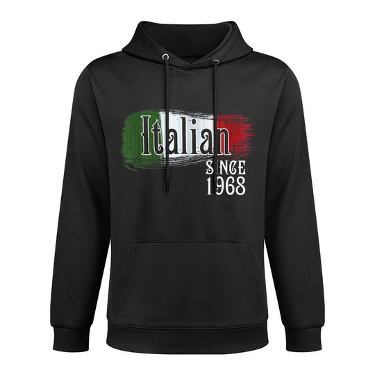 Retro Italian Tshirts Since 1968 50th Birthday Shape Retention Hoodie