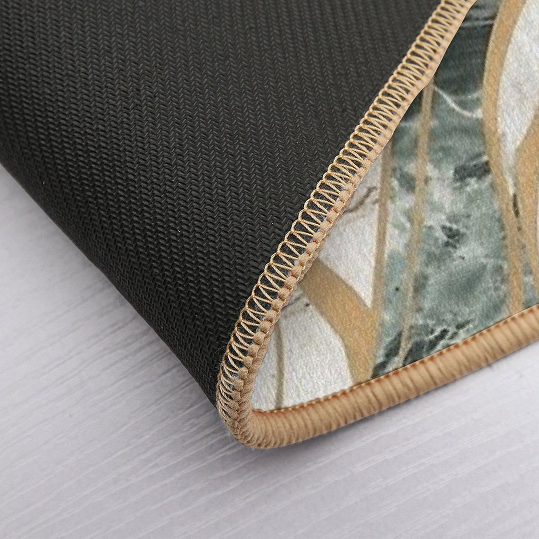 Olive Deco Marble  Eco-Friendly Bath Mat