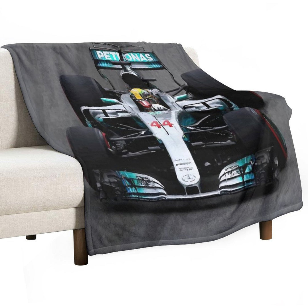 Lewis Hamilton 44 - F1 2024 All-season Throw Blanket
