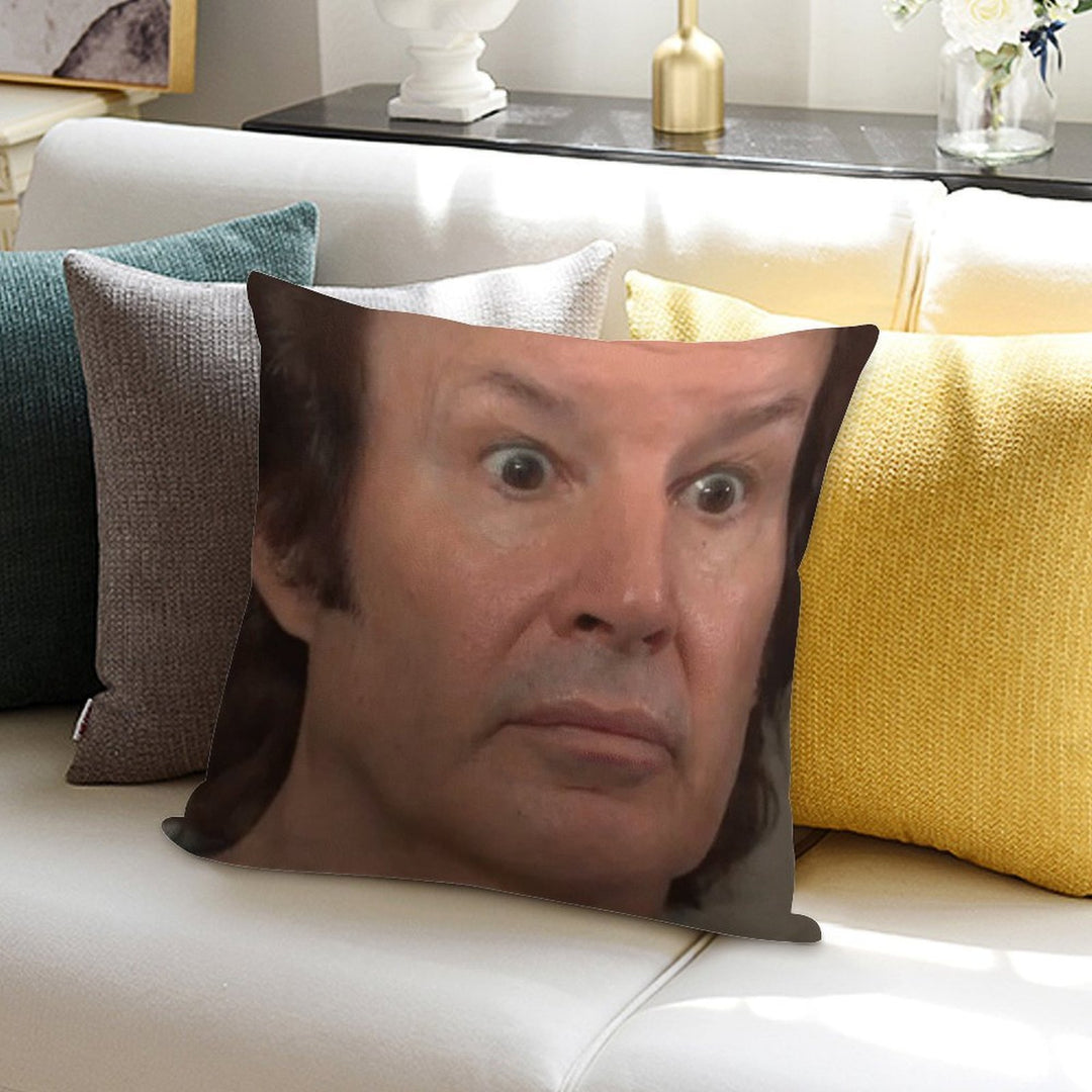 ASTONISHED BREEN - NEIL BREEN - Breen's Corrupt Merchandise - Funny Sticker Funny T-shirt Soft Durable Construction Throw Pillow