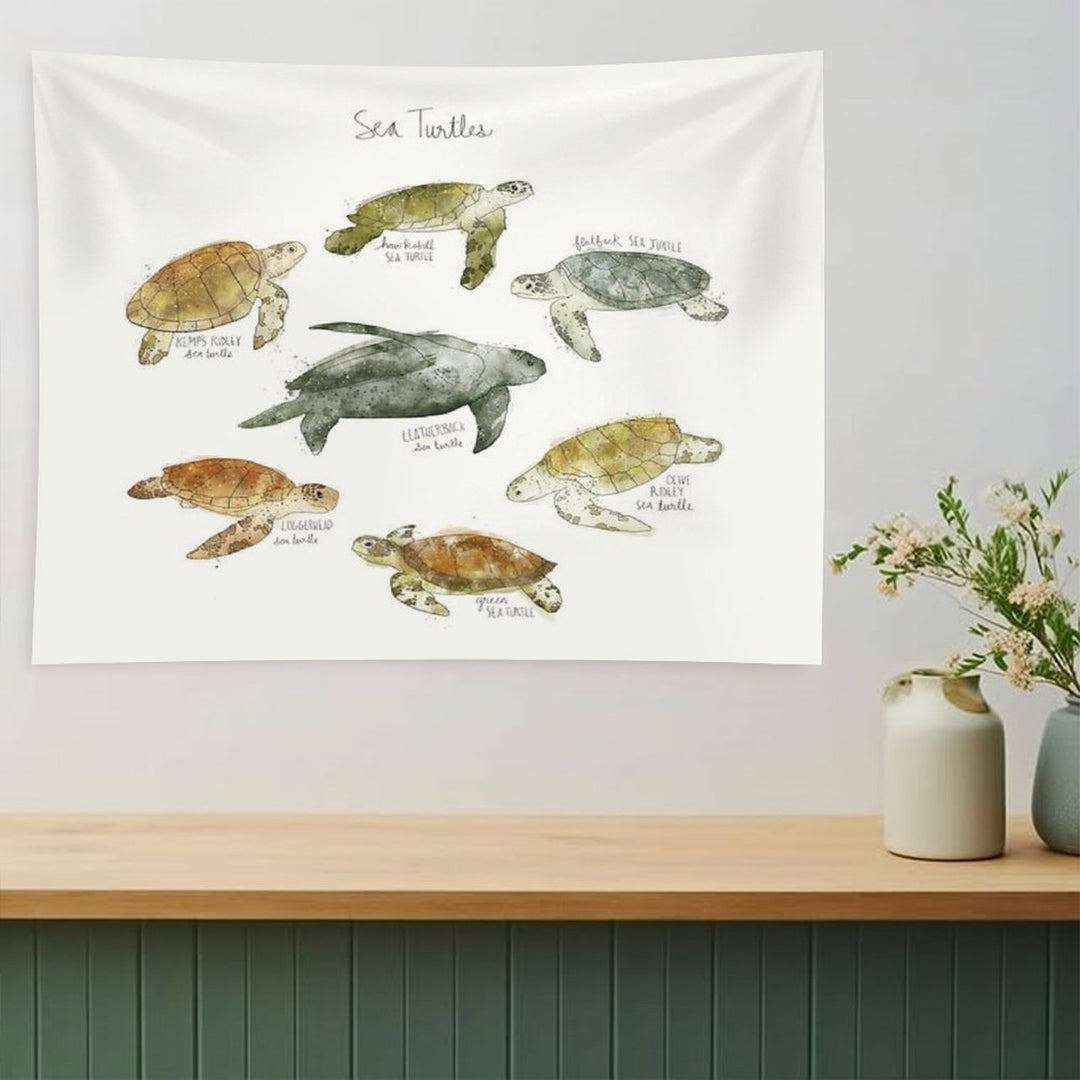 Sea Turtles Tapestry