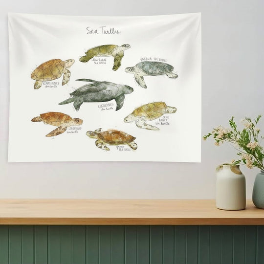 Sea Turtles Tapestry