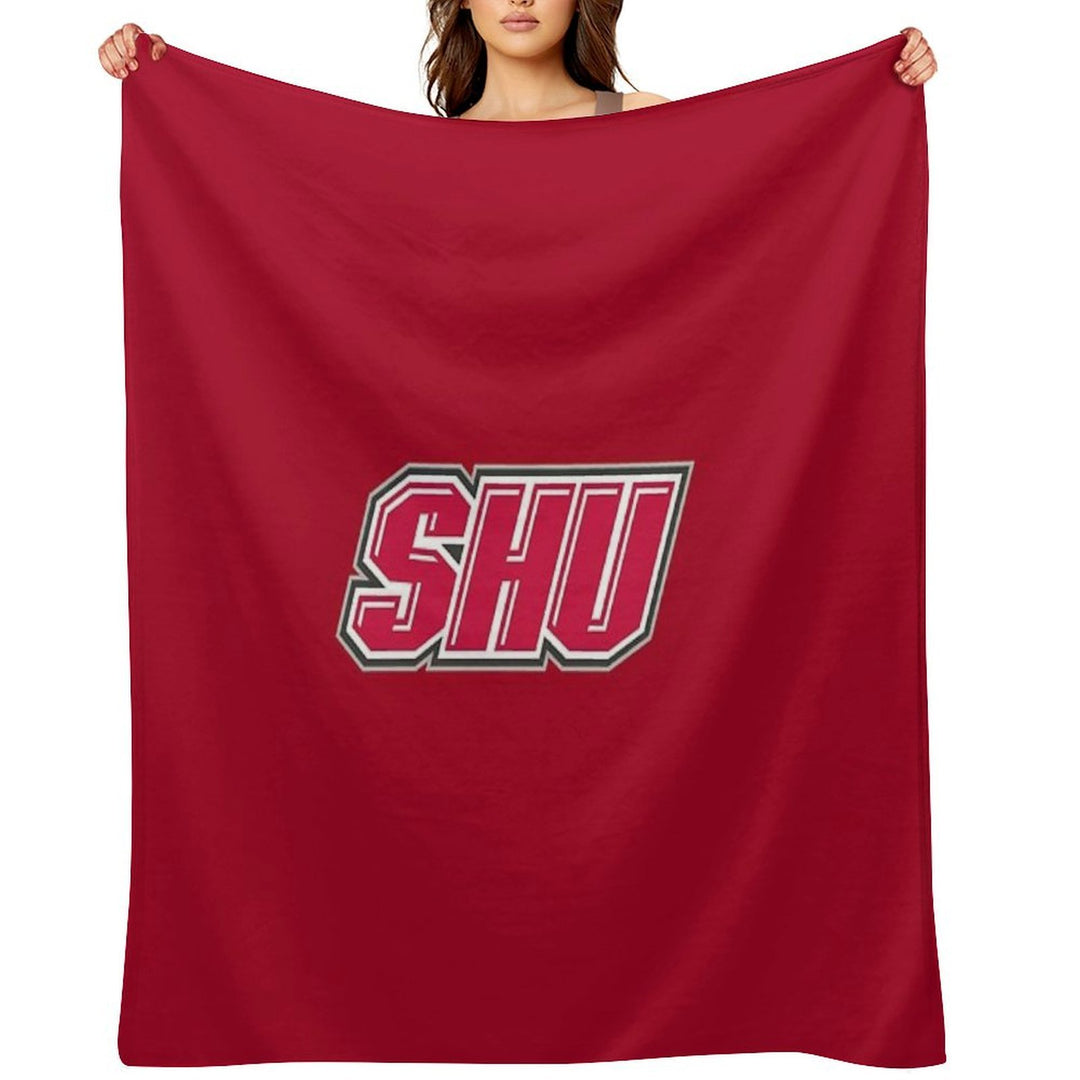 SHU Pioneers Logo Quick-dry Throw Blanket