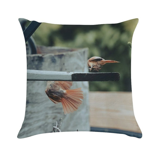 Warring Cardinals Soft Style Accent Throw Pillow