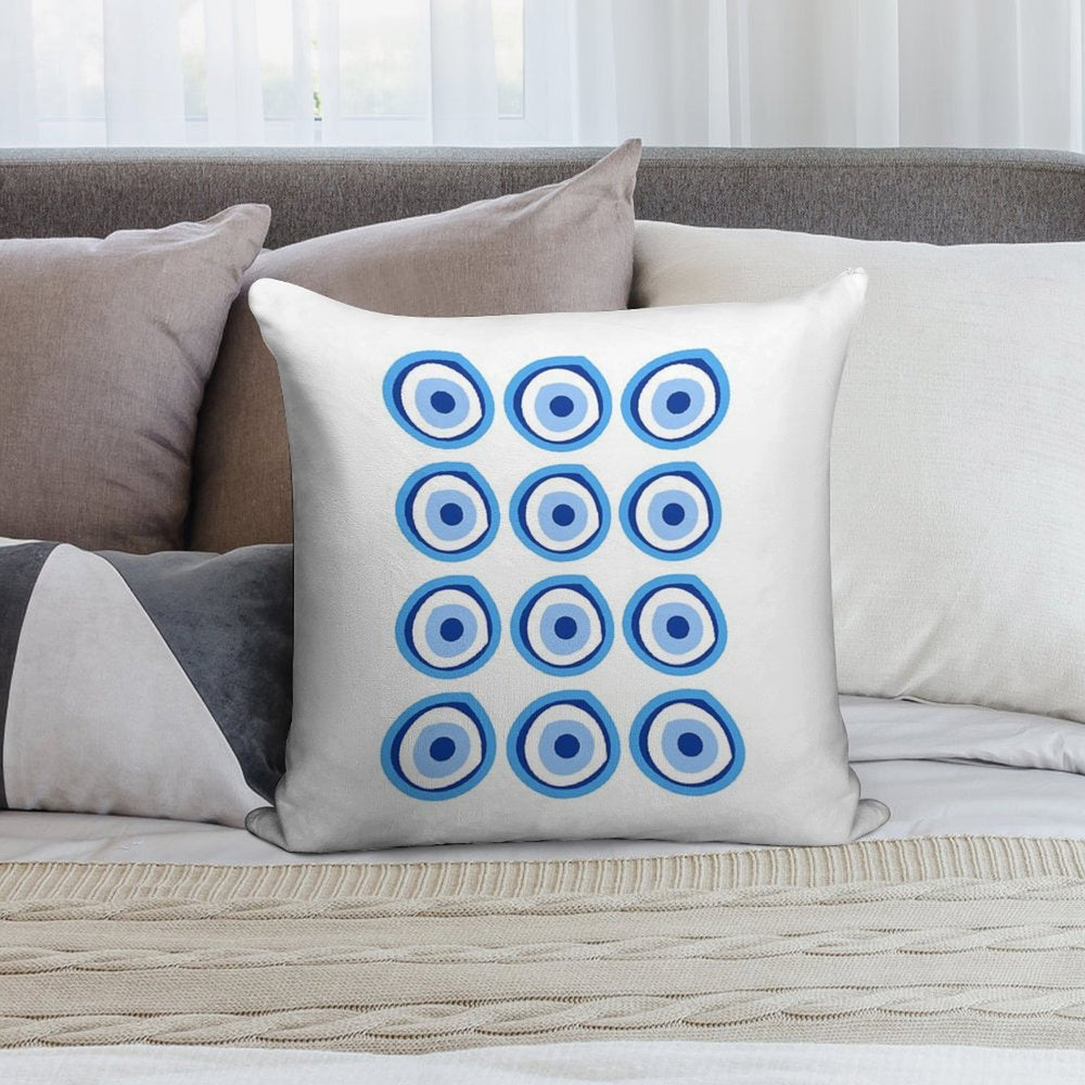 Evil Eye Soft Anti-Pilling Throw Pillow