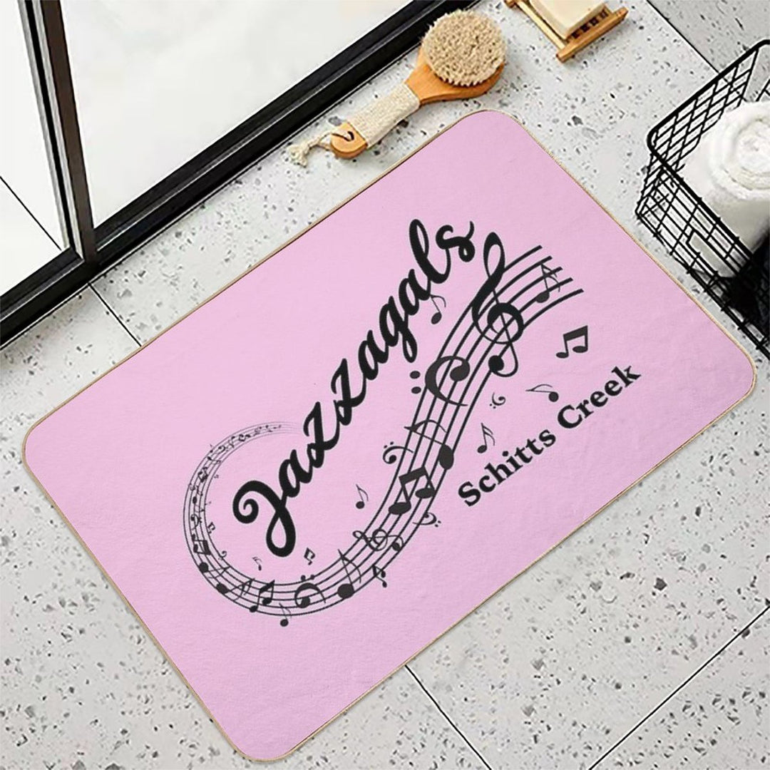 Jazzagals Schitts Creek  Repositionable Bath Mat