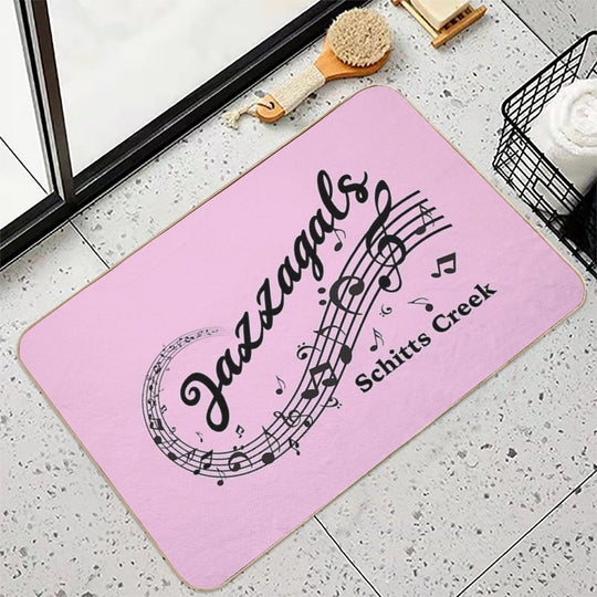 Jazzagals Schitts Creek  Repositionable Bath Mat