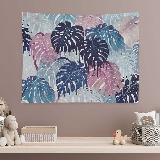 Monstera Melt Tapestry