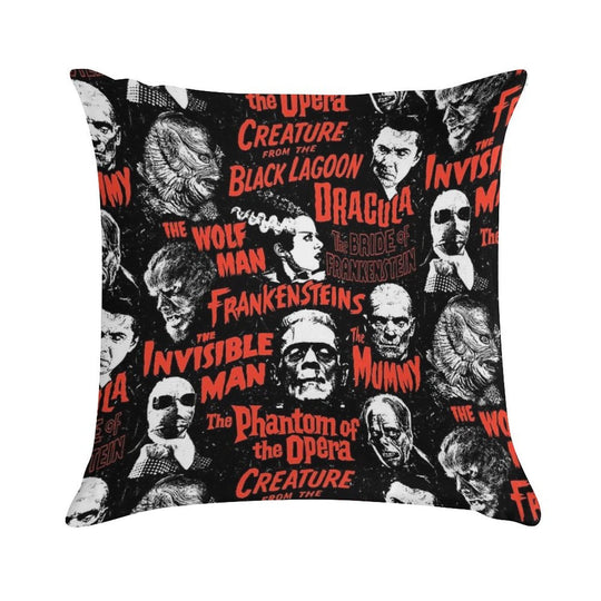 MONSTER TITLES Soft Anti-Pilling Throw Pillow
