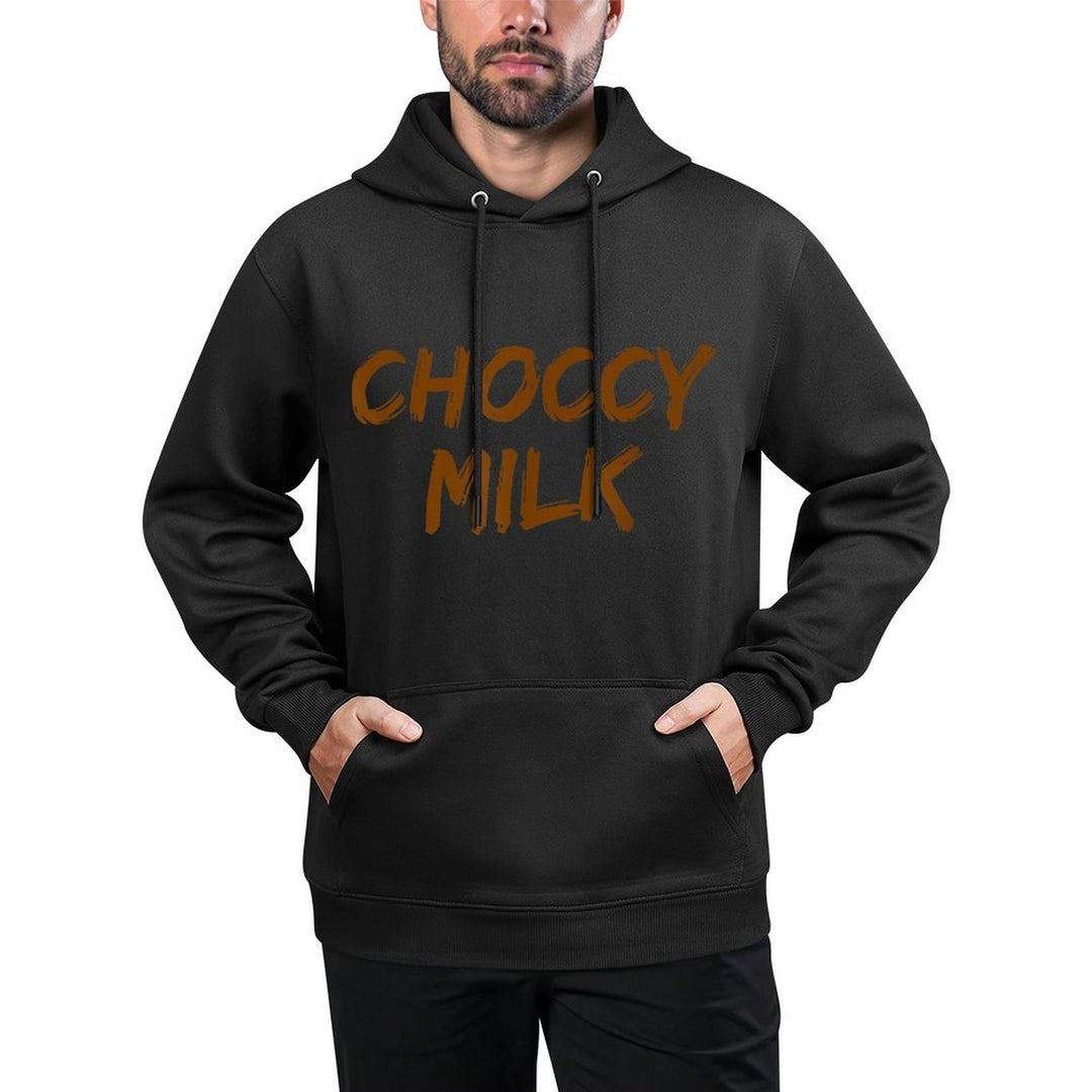 Funny Choccy Milk Chocolate Milk Ironic Meme Lover Shrink-Resistant Hoodie