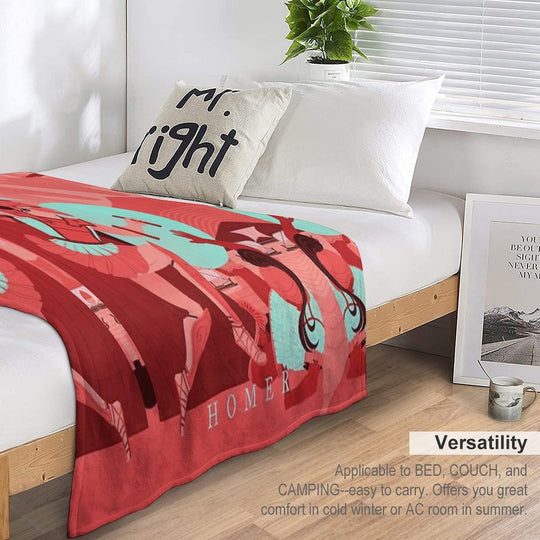 The Iliad Anti-pilling Throw Blanket