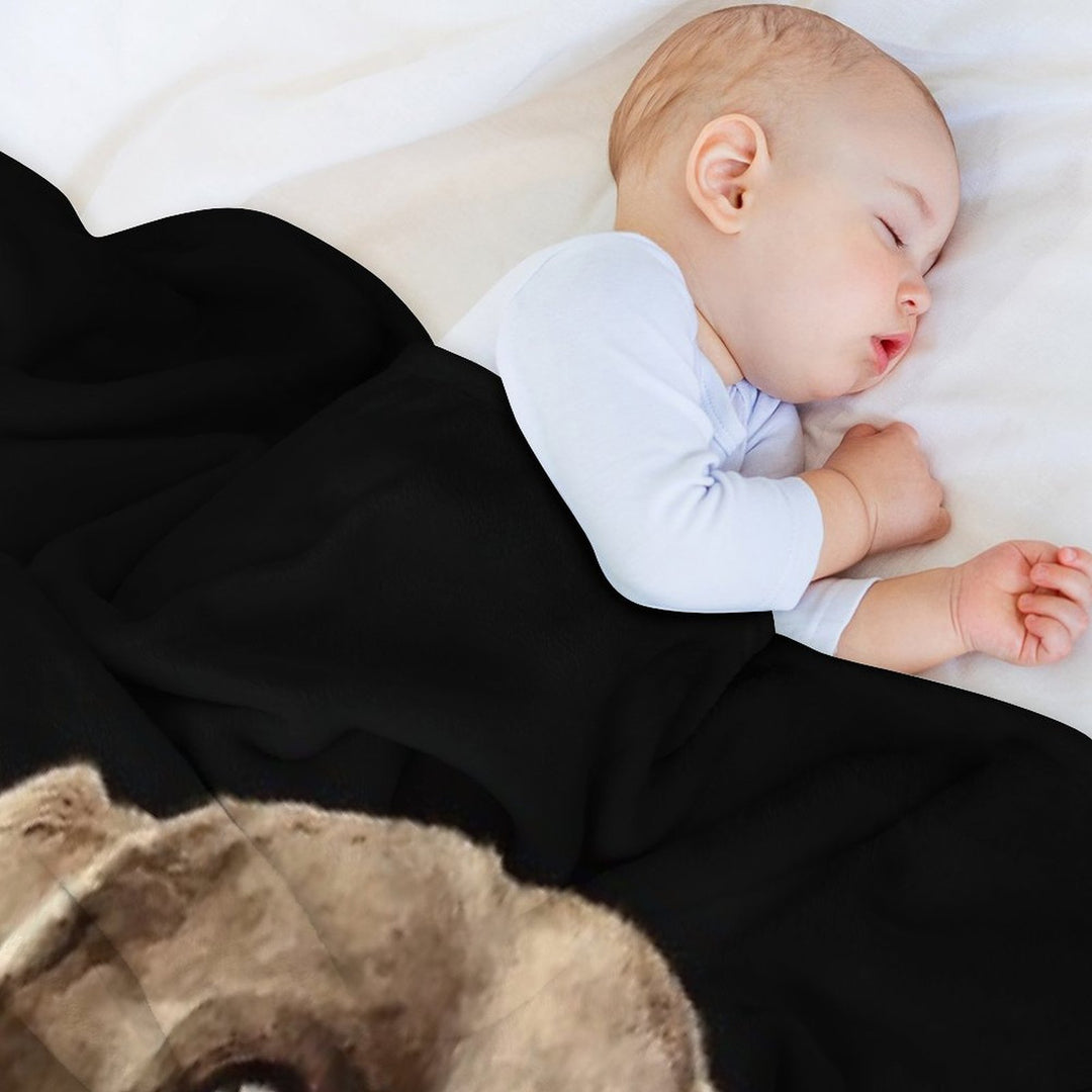 Weimaraner Portrait Gift-ready Throw Blanket