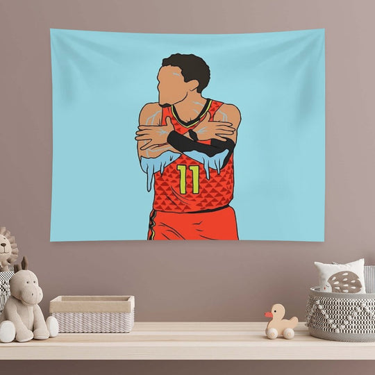 Trae Young Ice Tapestry