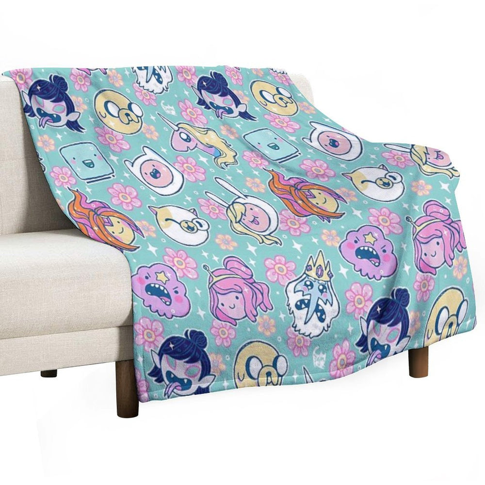Adventure Time Friends 1 - REMASTERED - Versatility Throw Blanket