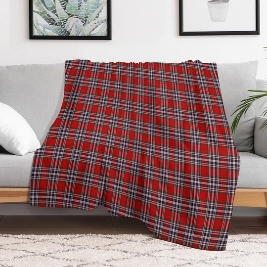 Clan MacFarlane Tartan Velvety-soft Throw Blanket