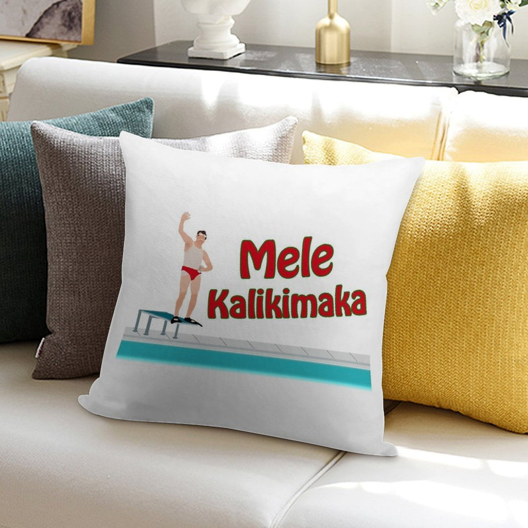 Christmas Vacation - Mele Kalikimaka Soft Shrink-Resistant Throw Pillow