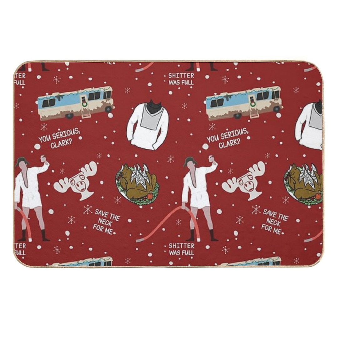 Cousin Eddie Christmas Vacation Shitters Full  Eco-Friendly Bath Mat