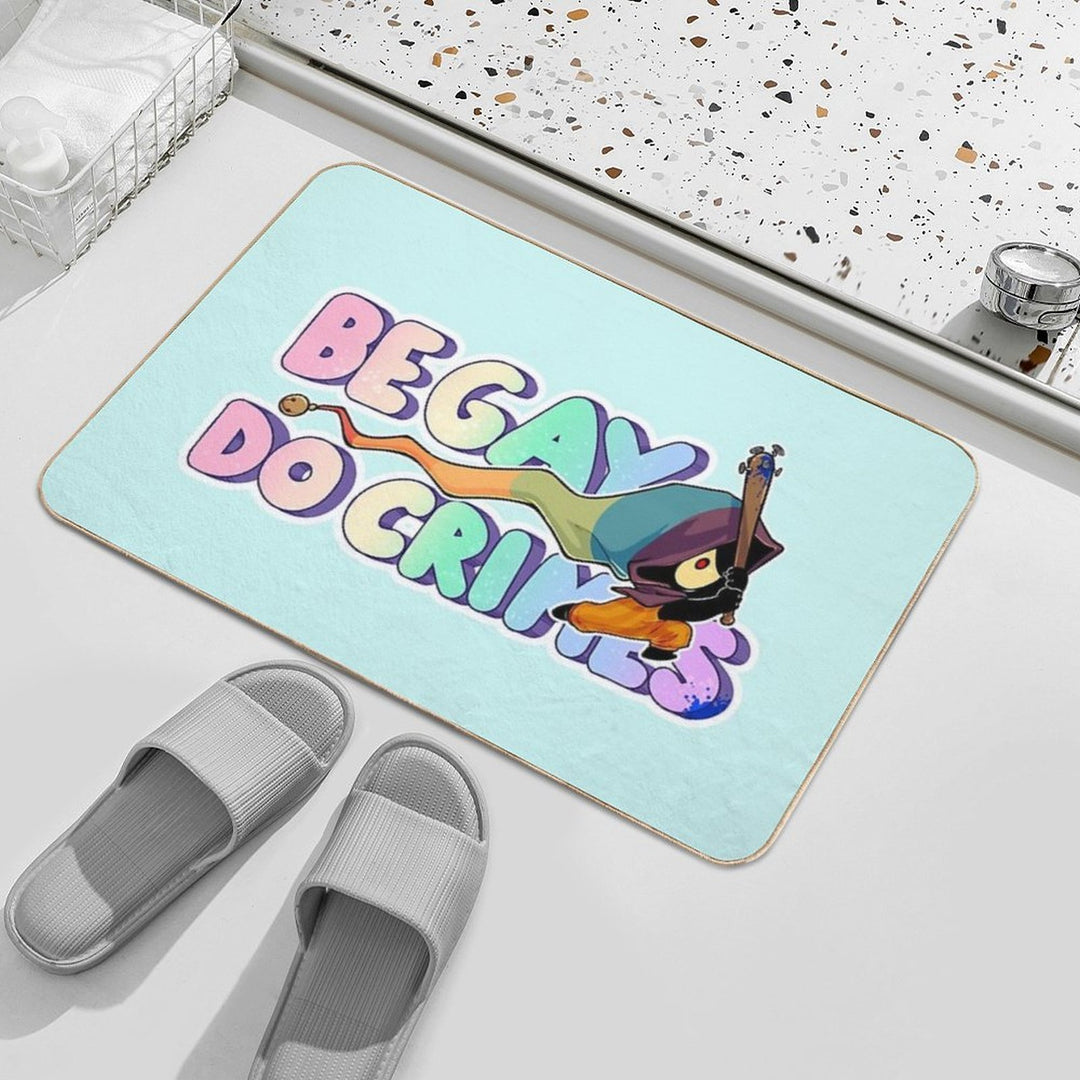 BE GAY DO CRIMES  Dirt-Trapping Bath Mat
