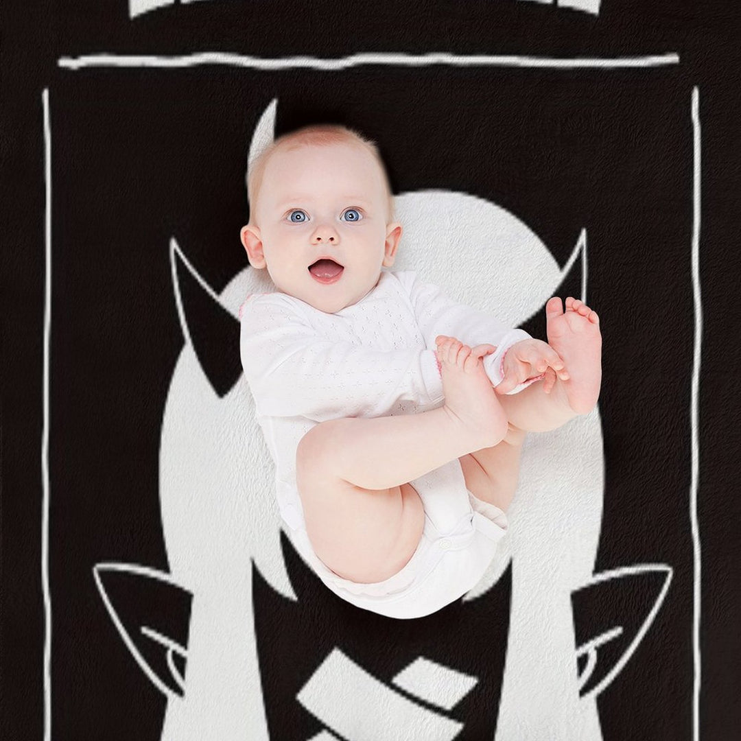 Demondice Meme Travel-friendly Throw Blanket