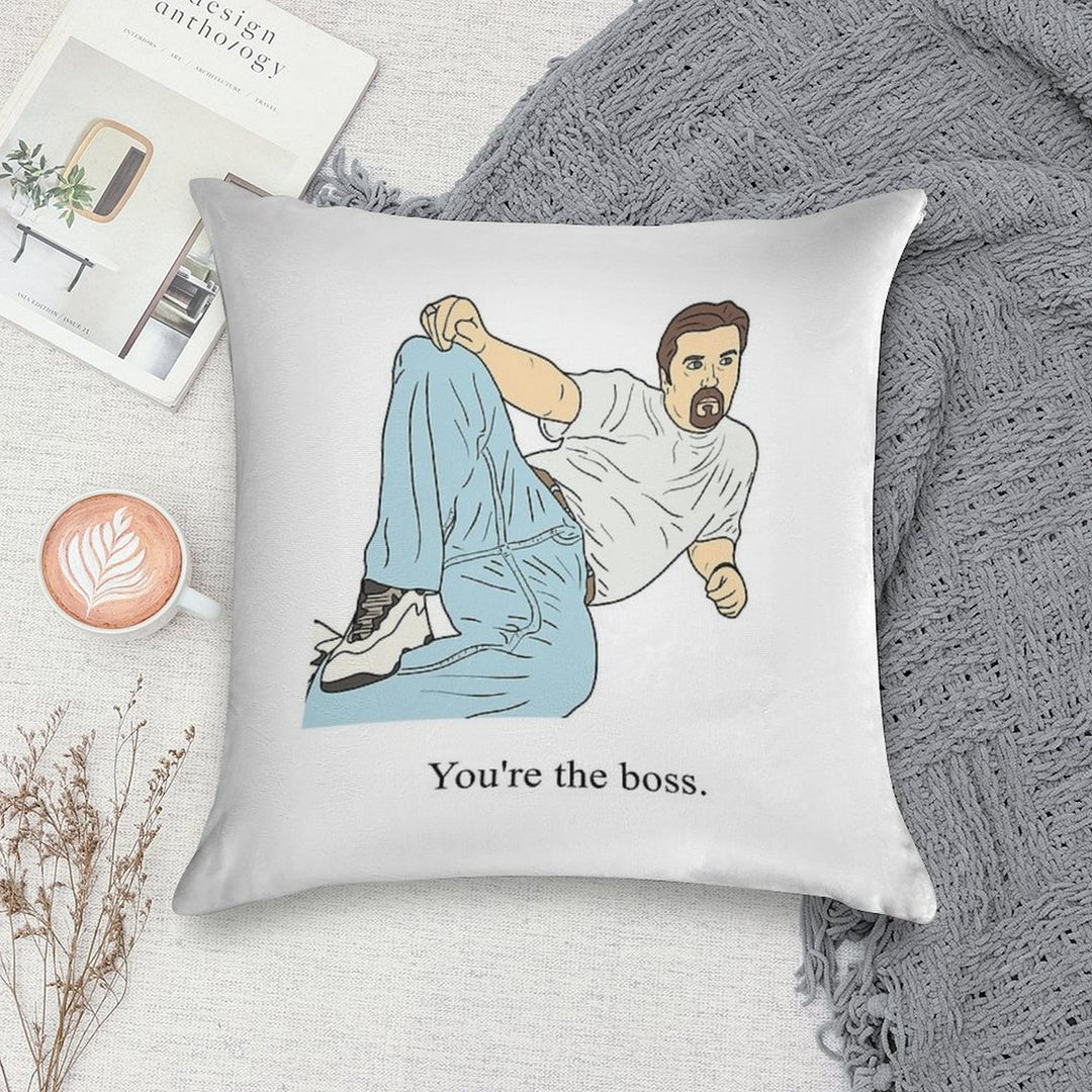 David Brent  You're The Boss Soft Home Decor Throw Pillow