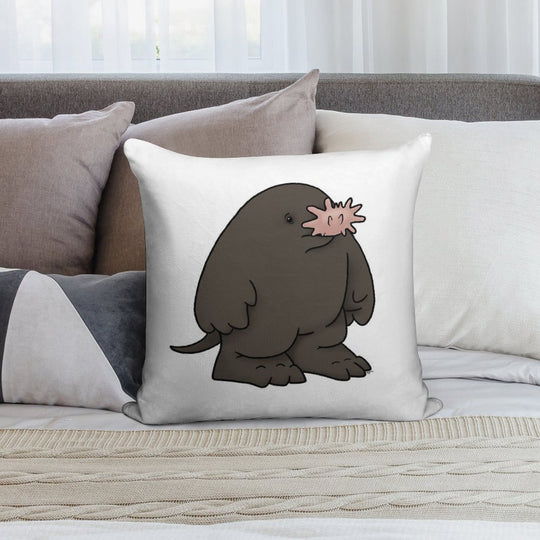 Star Nosed Mole Soft Skin-Friendly Throw Pillow