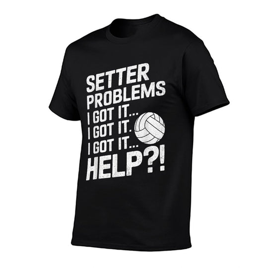 Funny Volleyball Setter Women Girls Setter Problems  Vintage-inspired T-Shirt