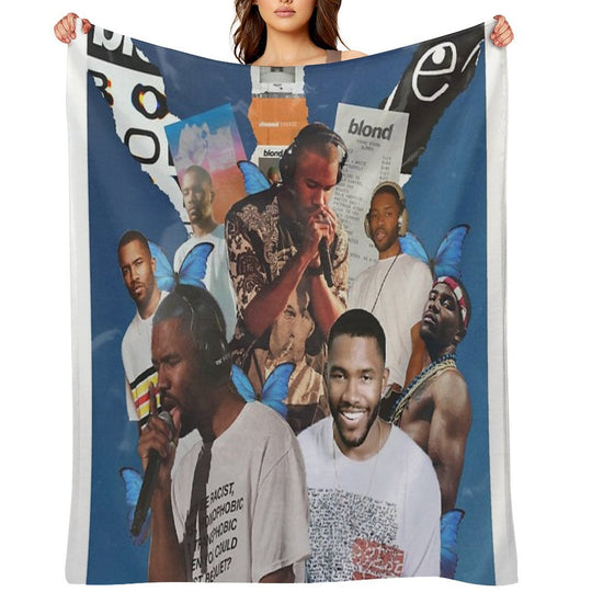 Frank Ocean Machine-washable Throw Blanket