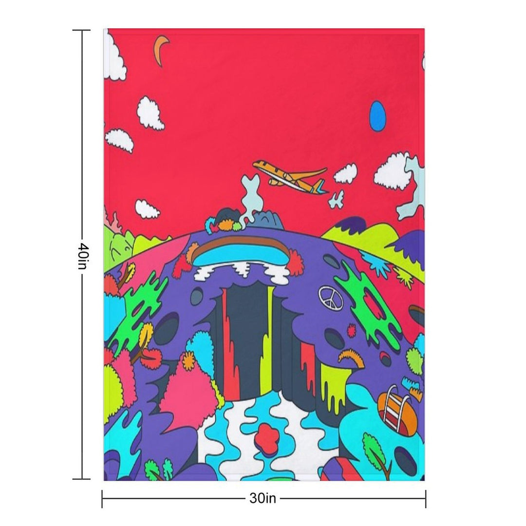 J-Hope Hope World Album Art Easy Care Throw Blanket