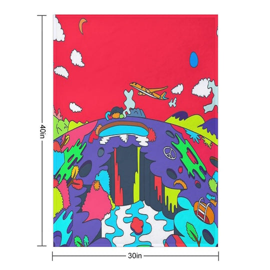 J-Hope Hope World Album Art Easy Care Throw Blanket