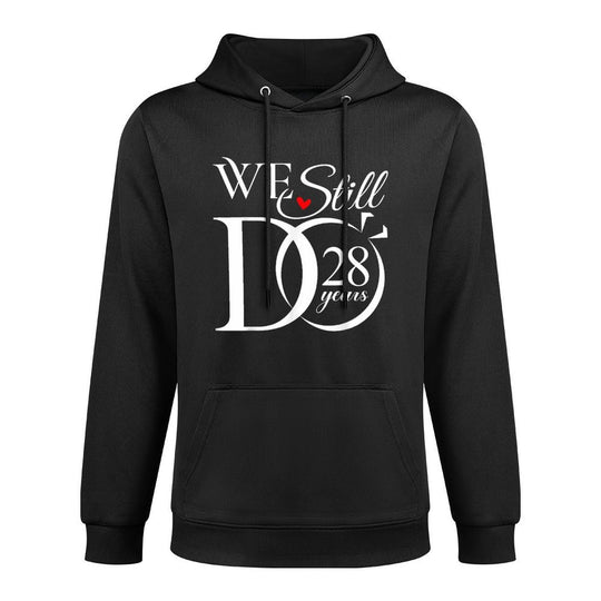 We Still Do 28 Years Funny Couple 28th Wedding Anniversary Unisex Design Hoodie