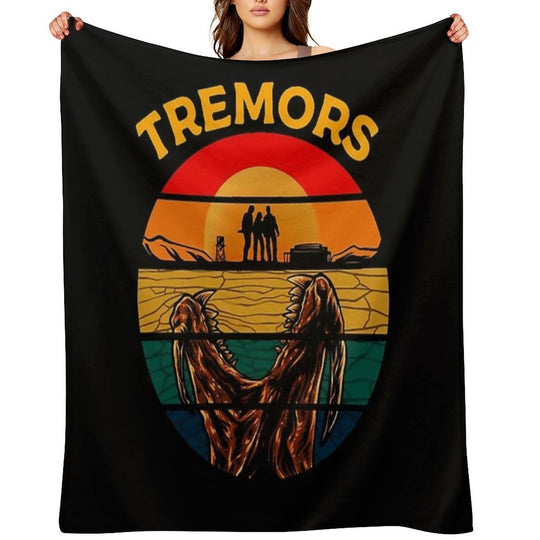 Tremors Vintage Compact Throw Blanket