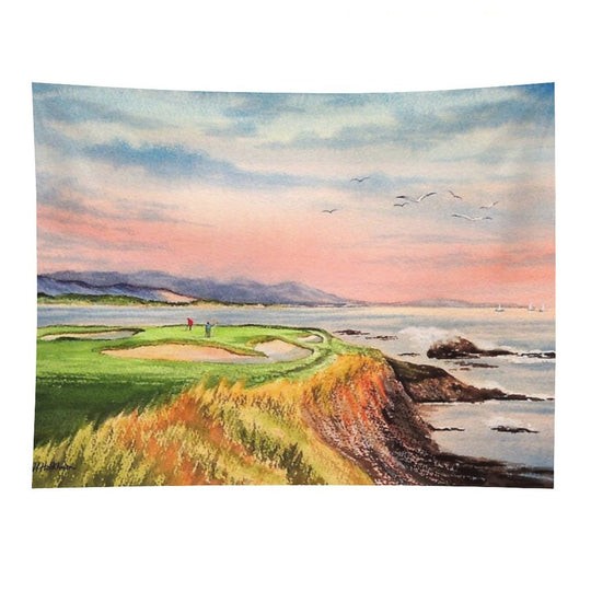 Pebble Beach Golf Course 7th Hole Tapestry