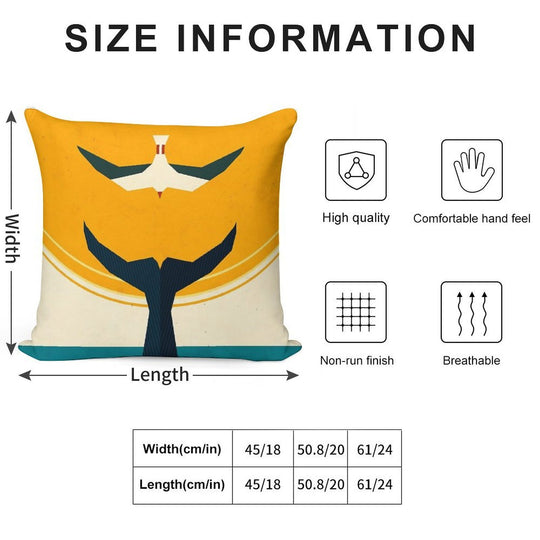 Too Big A Catch Soft Skin-Friendly Throw Pillow