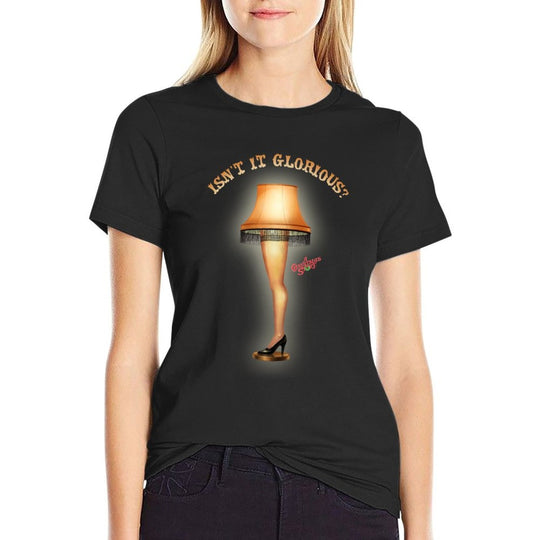 A Christmas Story Glowing Glorious Leg Lamp Funny Holiday Comfortable T-Shirt
