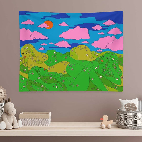 Miss Mountains Tapestry