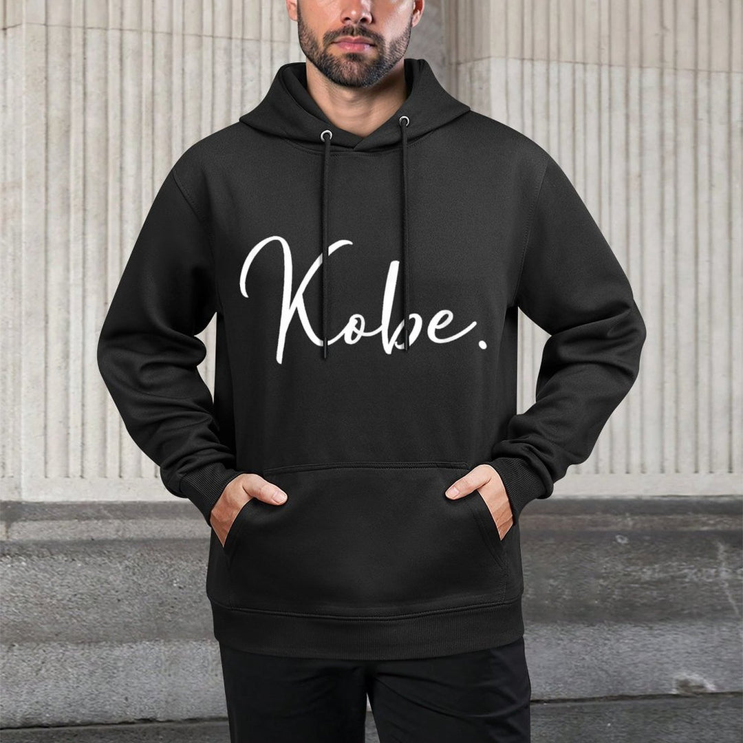 Kobe - Handwritten Name Layering Staple Hoodie