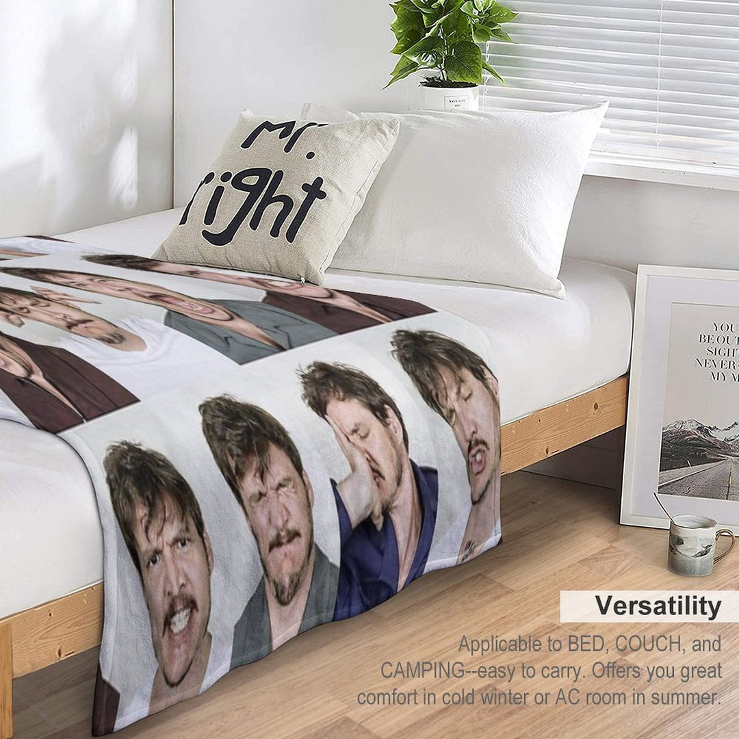 Pedro Pascal Eco-conscious Throw Blanket