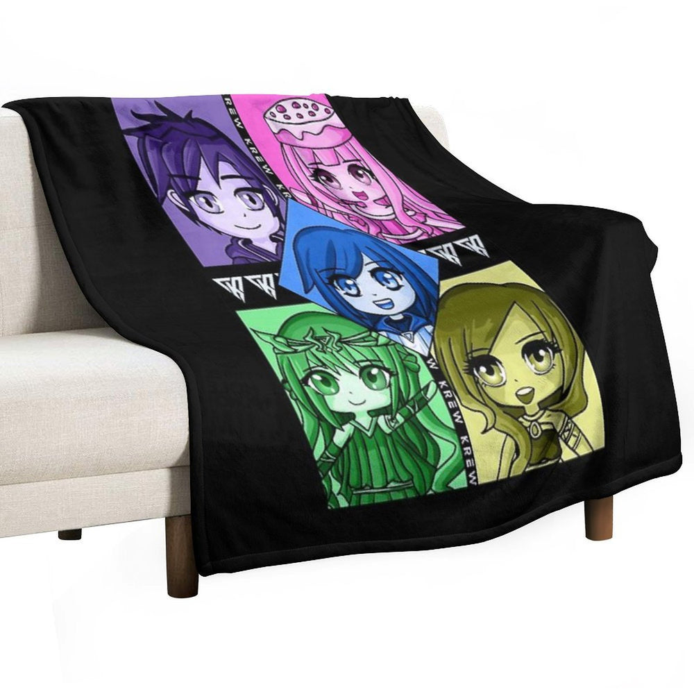 Aesthetic Funneh Krew Multi-functional Throw Blanket