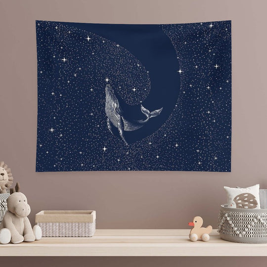 Starry Whale Tapestry